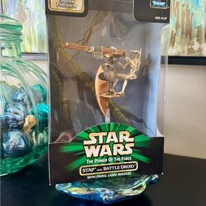 Star Wars STAP and Battle Droid Action Figure - Brown